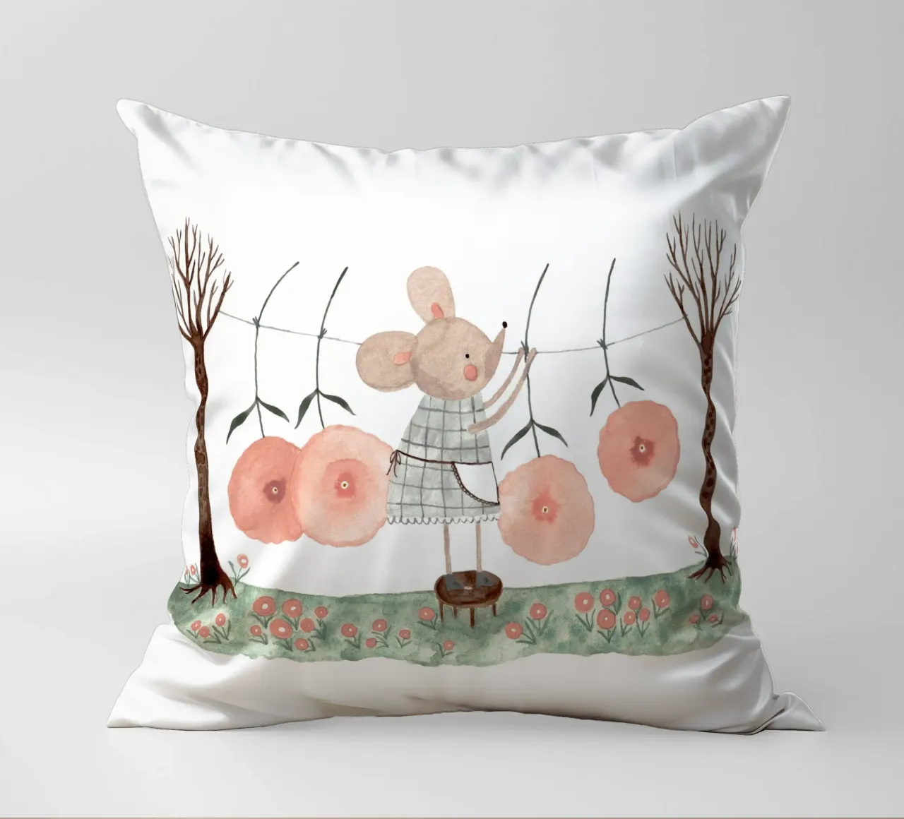 Claudia Voglhuber - Waschtag cuscino da The Artcircle