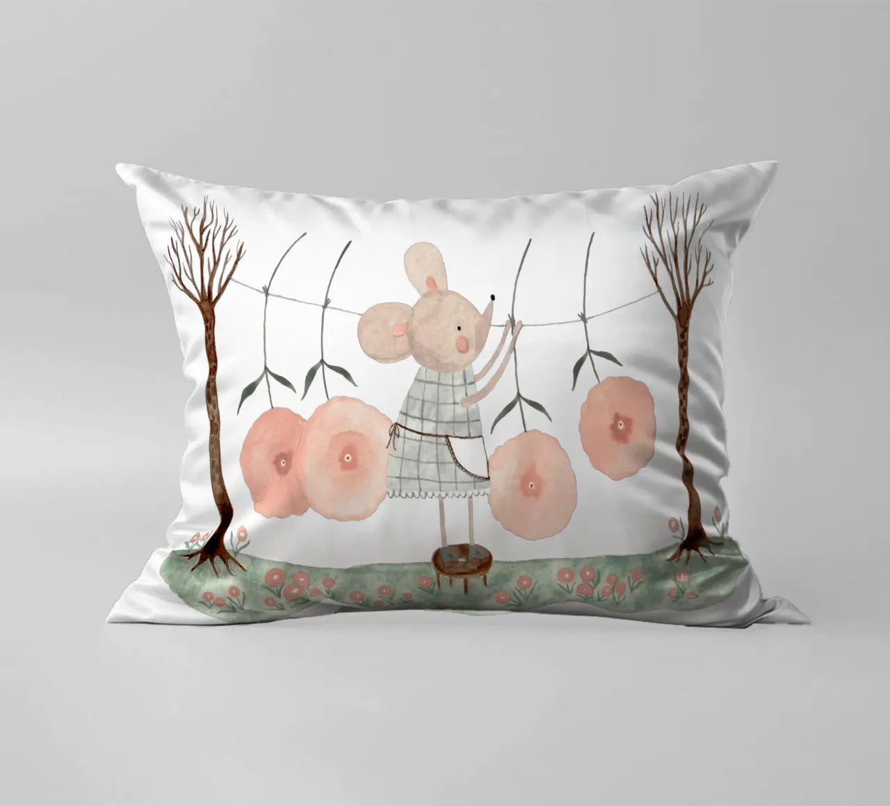 Claudia Voglhuber - Waschtag cuscino da The Artcircle