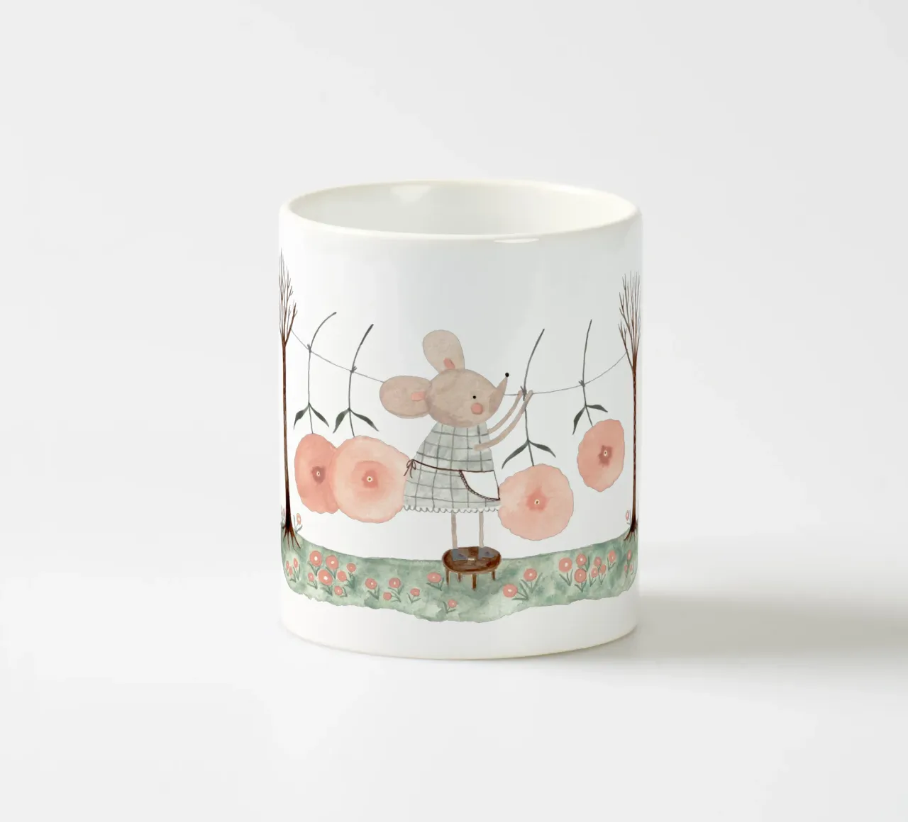 Claudia Voglhuber - Waschtag tazza in ceramica da The Artcircle