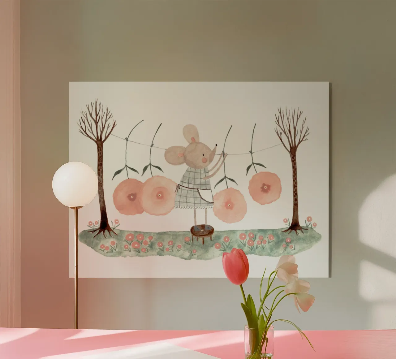 Claudia Voglhuber - Waschtag plexiglass da The Artcircle