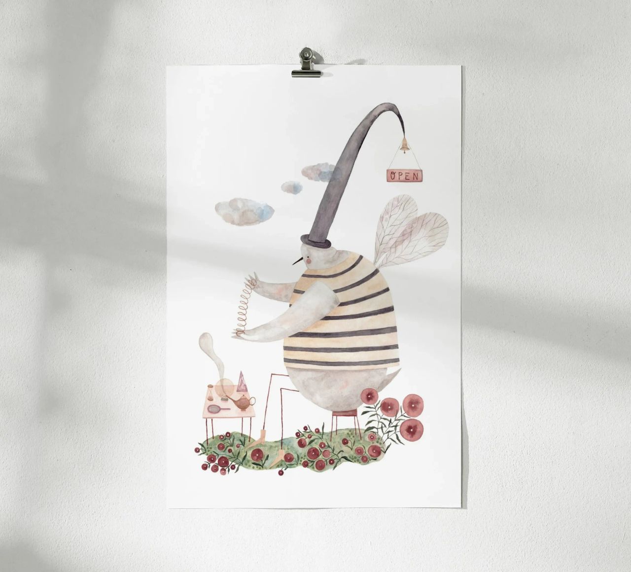 Claudia Voglhuber - Wunderladen poster by The Artcircle