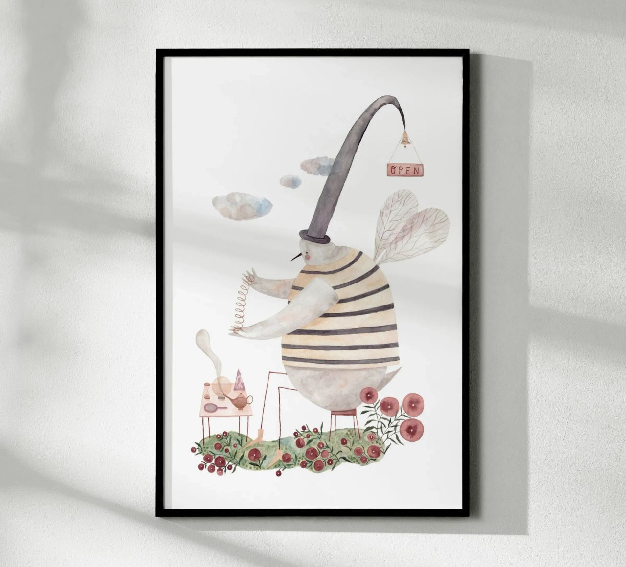 Claudia Voglhuber - Wunderladen poster by The Artcircle