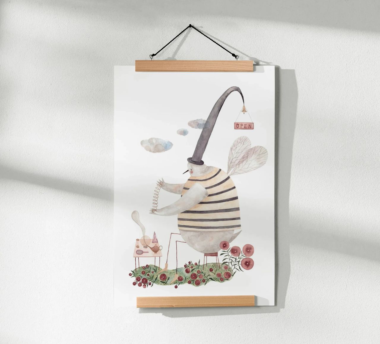 Claudia Voglhuber - Wunderladen poster by The Artcircle