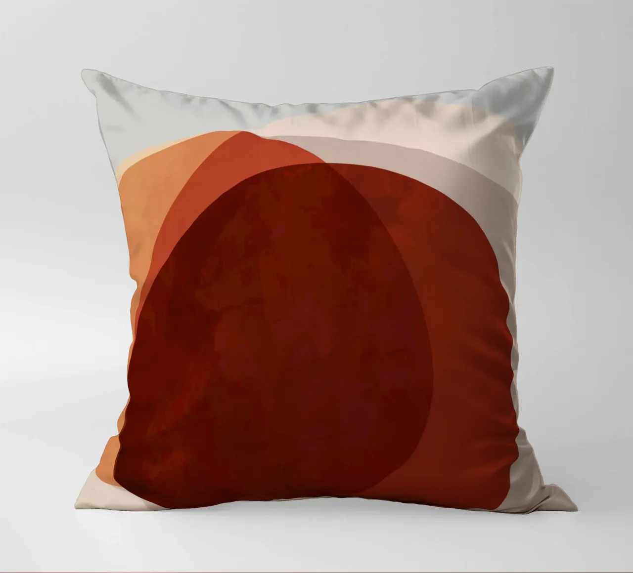 Abstract Shapes 13 | Brown, Terracotta, Rust, Neutrals cuscino da sabidussi