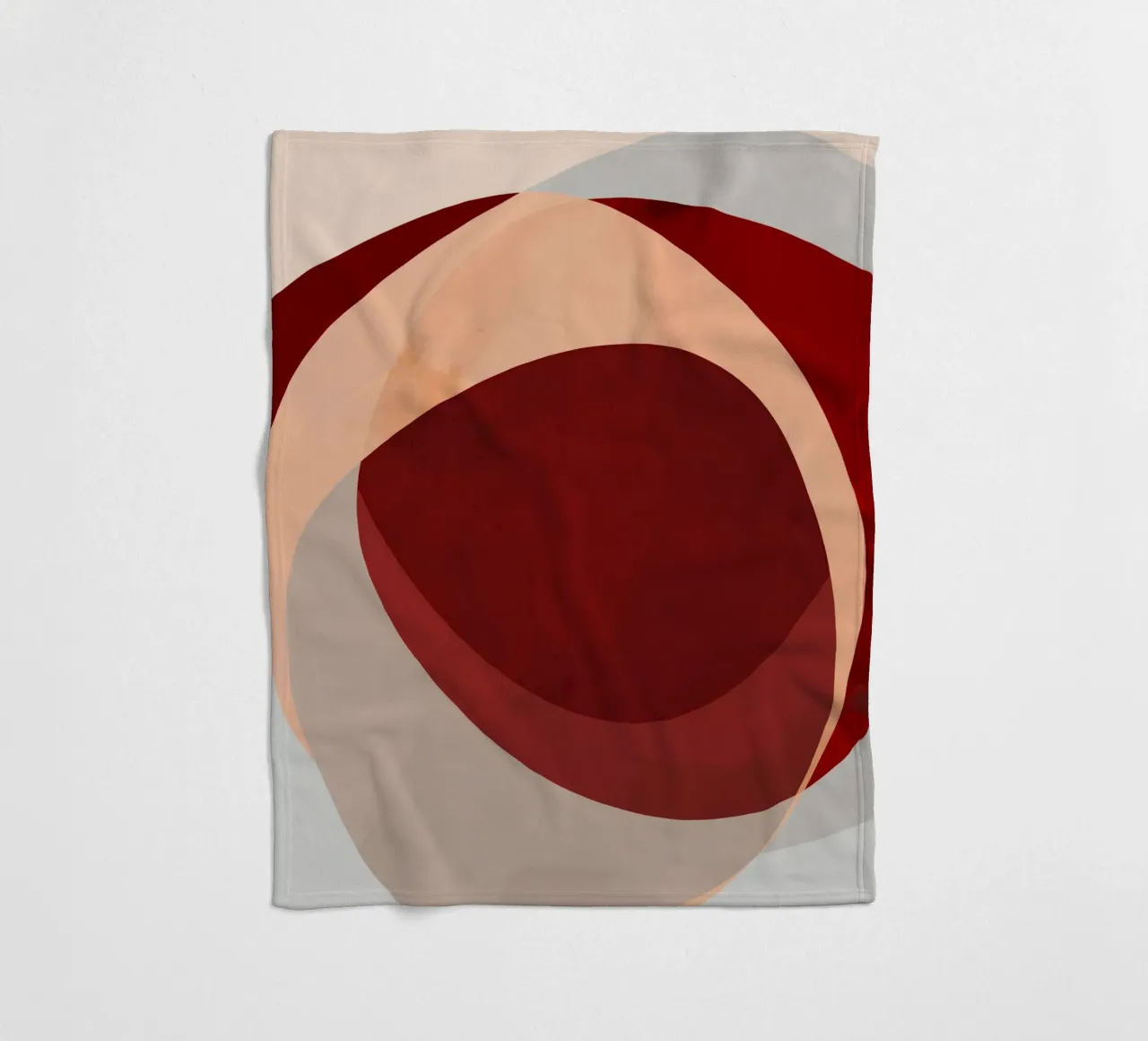 Abstract Shapes 14 | Brown, Terracotta, Rust, Neutrals coperta in pile da sabidussi
