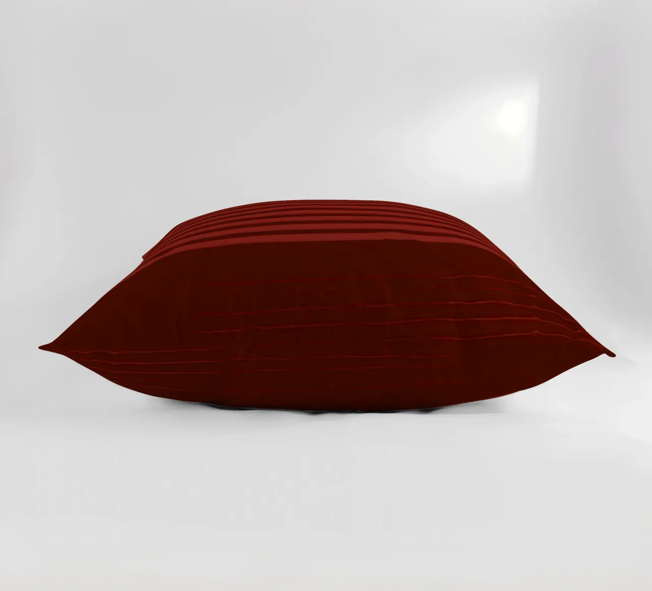 Shutter Studies 3A | Minimal Shape Abstract | Dark Red Brown Kissen von sabidussi