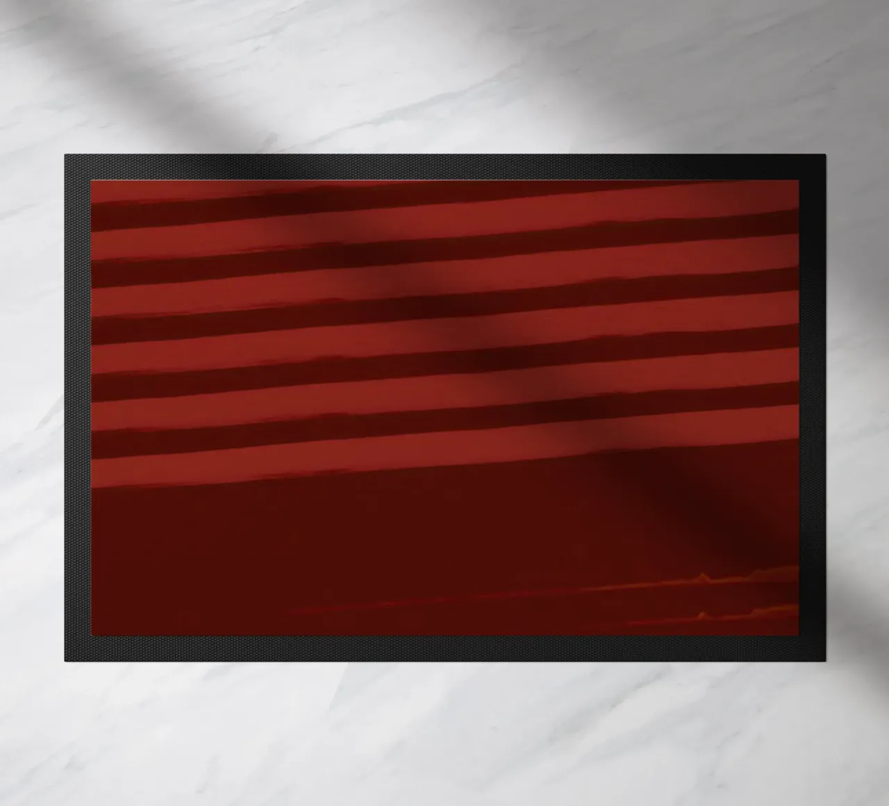 Shutter Studies 3A | Minimal Shape Abstract | Dark Red Brown zerbino da sabidussi