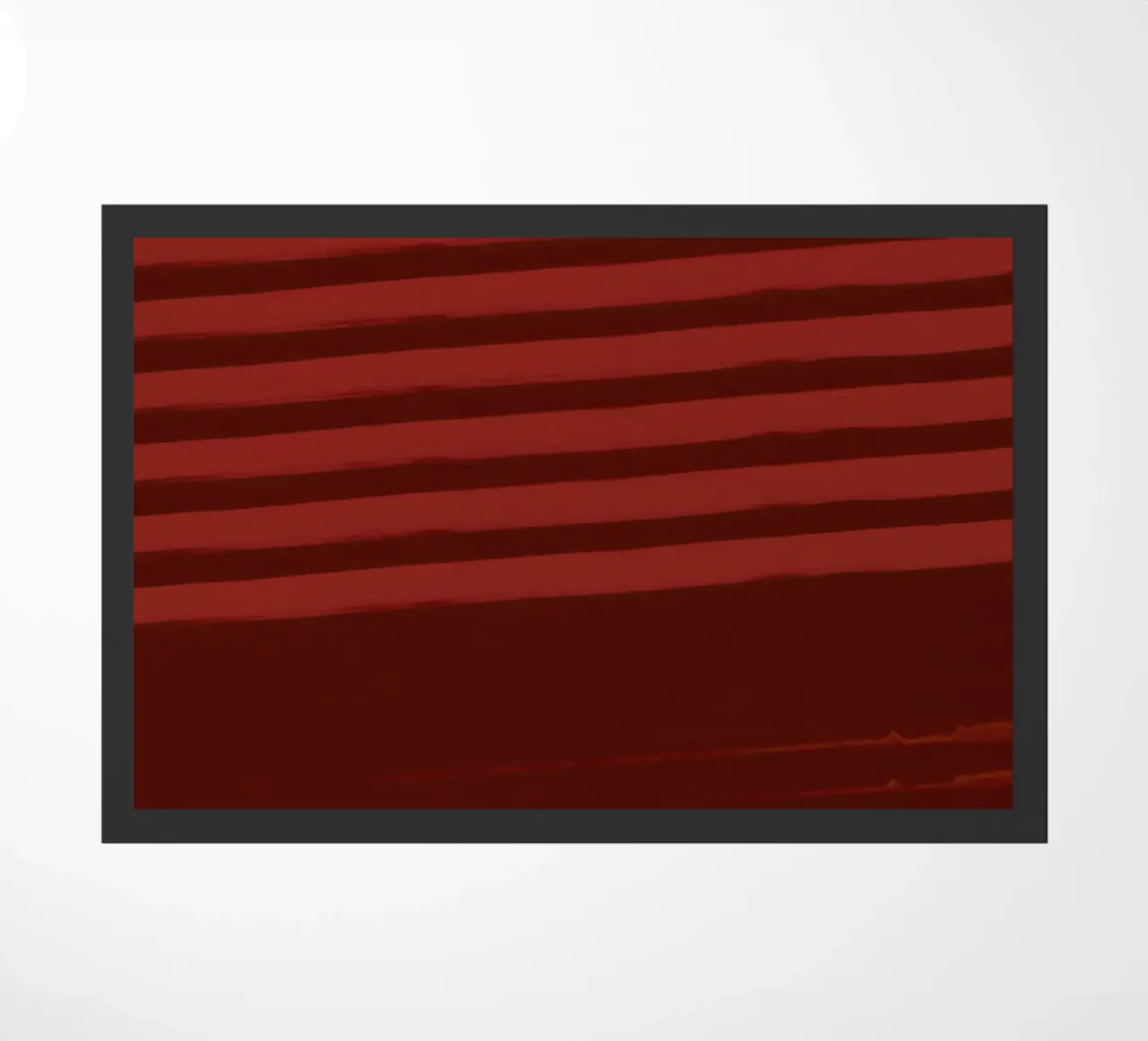 Shutter Studies 3A | Minimal Shape Abstract | Dark Red Brown zerbino da sabidussi