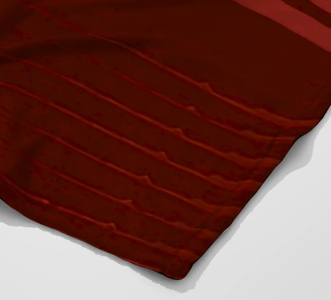 Shutter Studies 3A | Minimal Shape Abstract | Dark Red Brown coperta in pile da sabidussi
