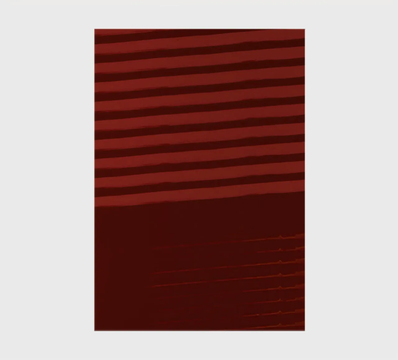 Shutter Studies 3A | Minimal Shape Abstract | Dark Red Brown diario da sabidussi