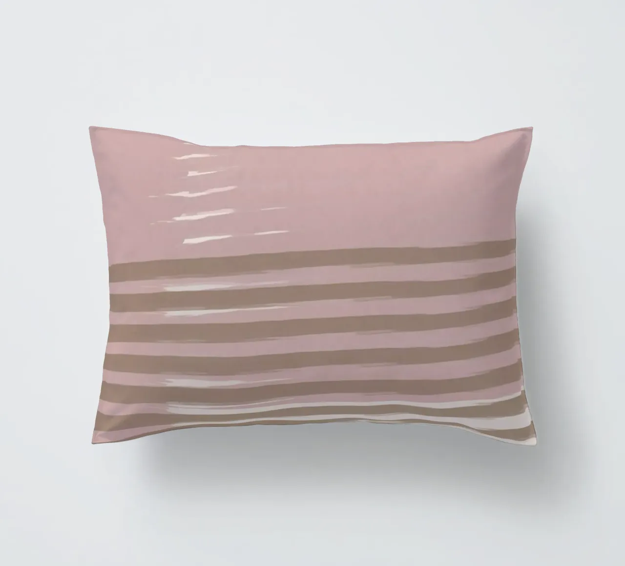 Shutter Studies 3B | Minimal Abstract | Dusty Pink & Taupe cuscino da sabidussi
