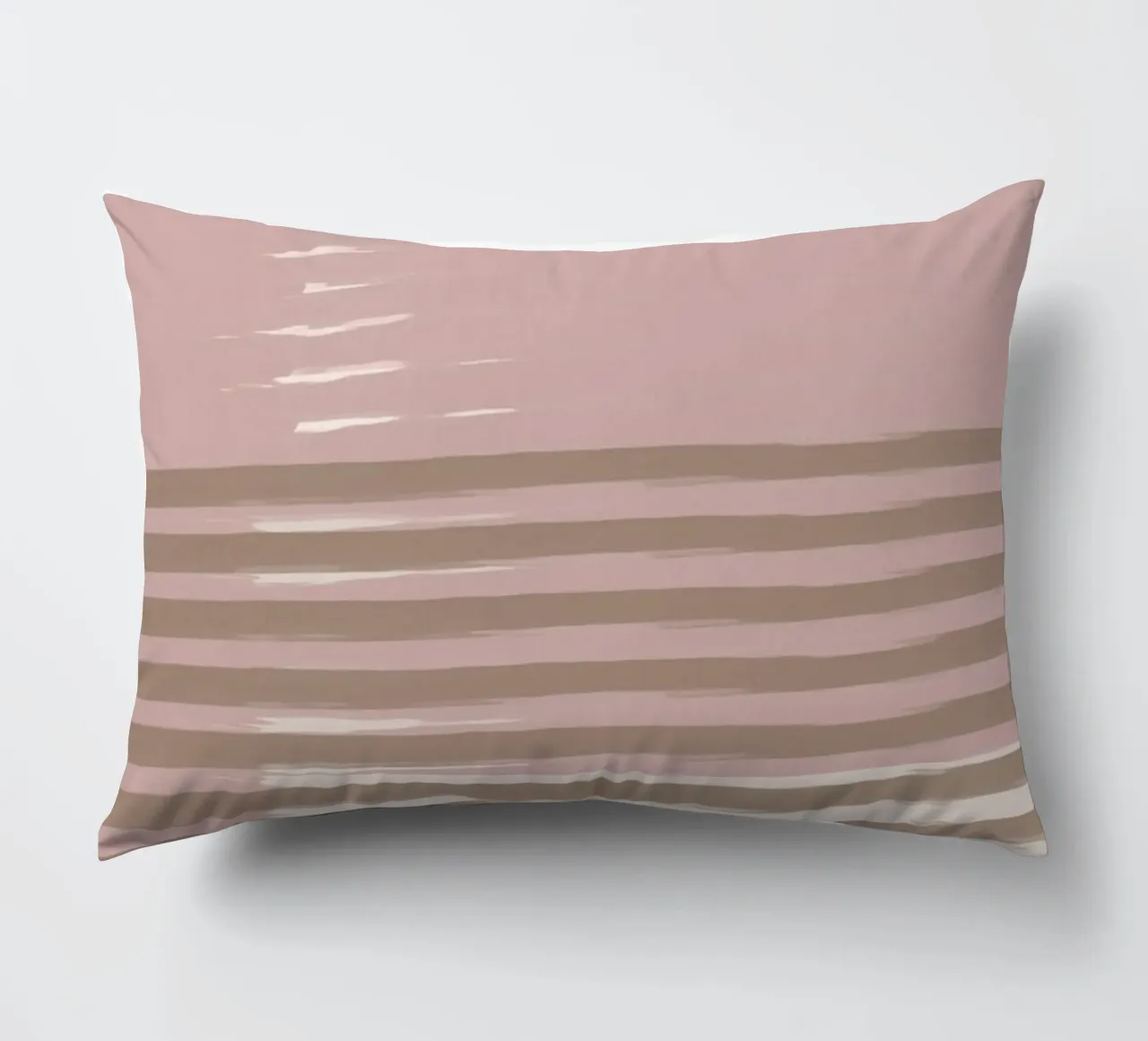 Shutter Studies 3B | Minimal Abstract | Dusty Pink & Taupe cuscino da sabidussi