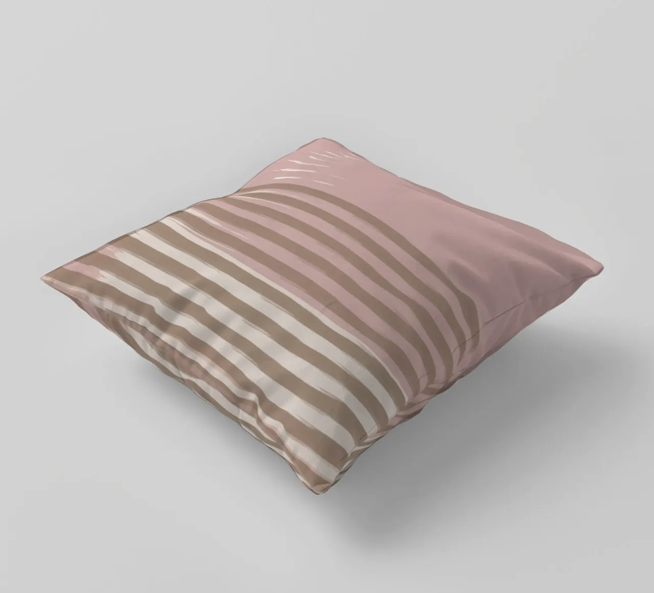 Shutter Studies 3B | Minimal Abstract | Dusty Pink & Taupe cuscino da sabidussi