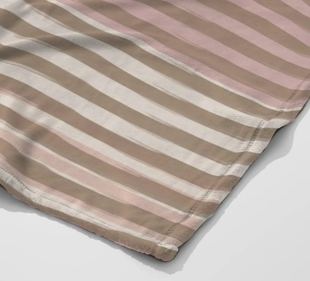 Shutter Studies 3B | Minimal Abstract | Dusty Pink & Taupe coperta in pile da sabidussi