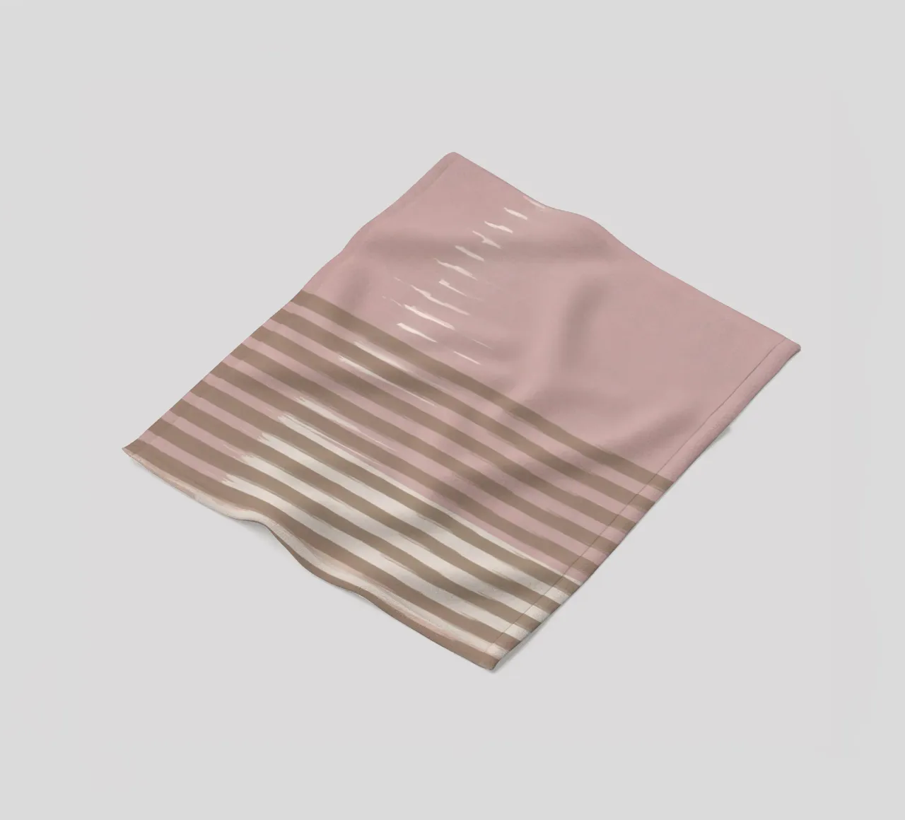 Shutter Studies 3B | Minimal Abstract | Dusty Pink & Taupe coperta in pile da sabidussi