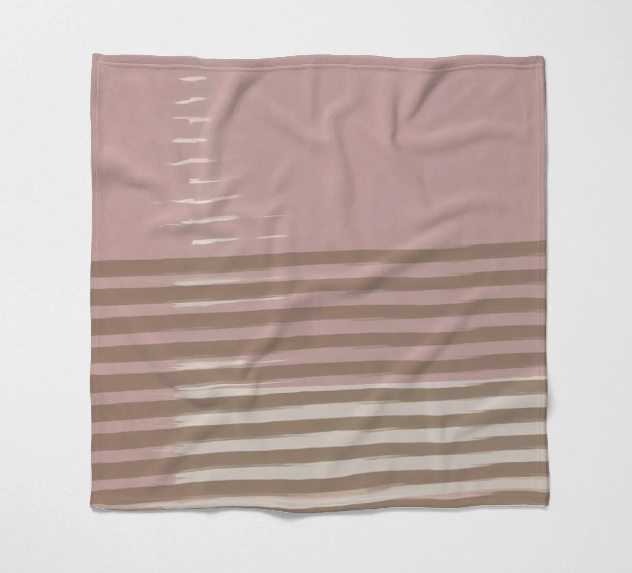 Shutter Studies 3B | Minimal Abstract | Dusty Pink & Taupe coperta in pile da sabidussi