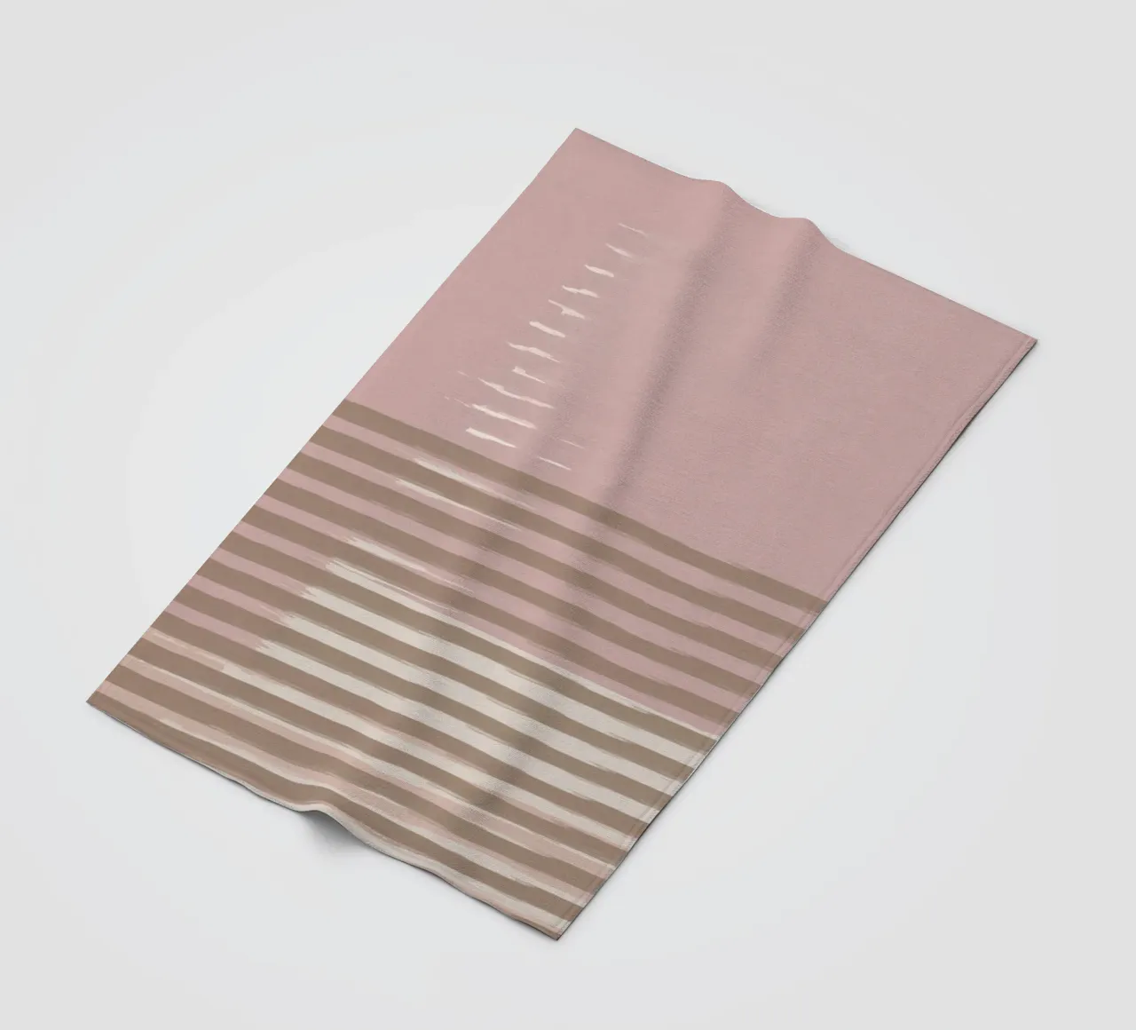 Shutter Studies 3B | Minimal Abstract | Dusty Pink & Taupe coperta in pile da sabidussi