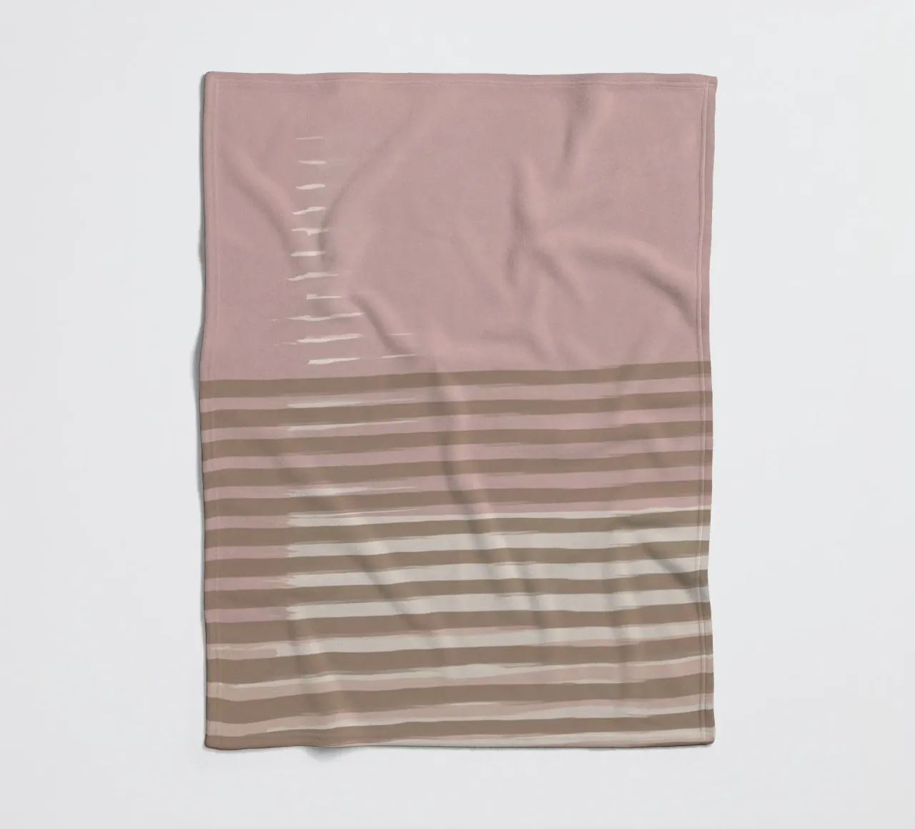 Shutter Studies 3B | Minimal Abstract | Dusty Pink & Taupe coperta in pile da sabidussi