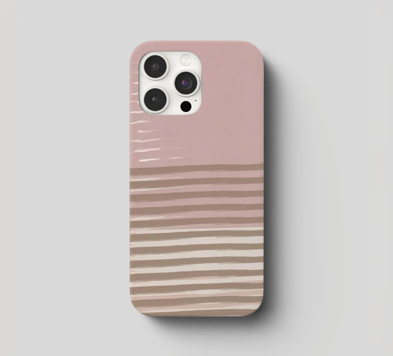 Shutter Studies 3B | Minimal Abstract | Dusty Pink & Taupe cover iphone da sabidussi