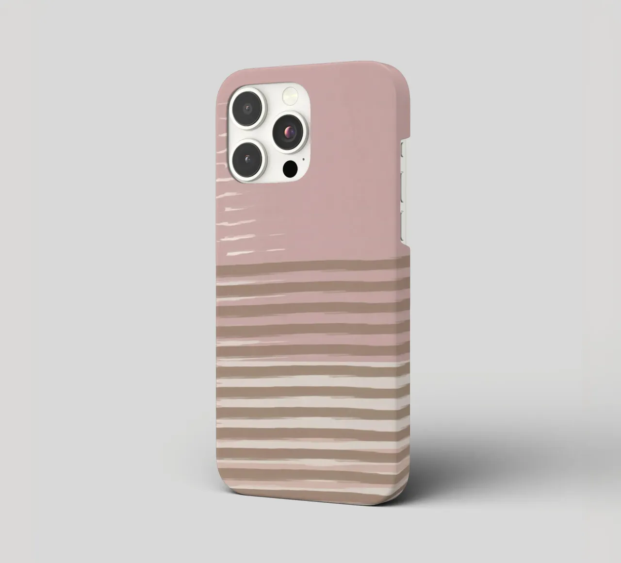 Shutter Studies 3B | Minimal Abstract | Dusty Pink & Taupe cover iphone da sabidussi