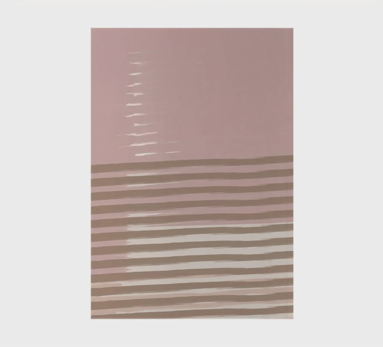 Shutter Studies 3B | Minimal Abstract | Dusty Pink & Taupe notebook by sabidussi