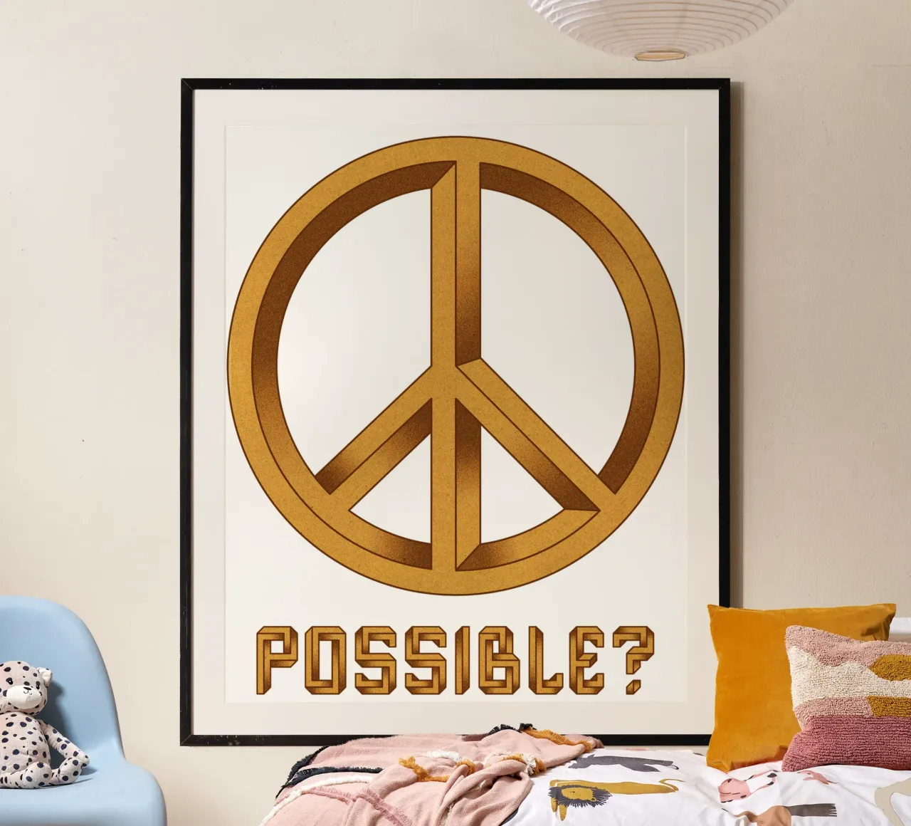 Impossible Peace poster da Thomas Fuchs