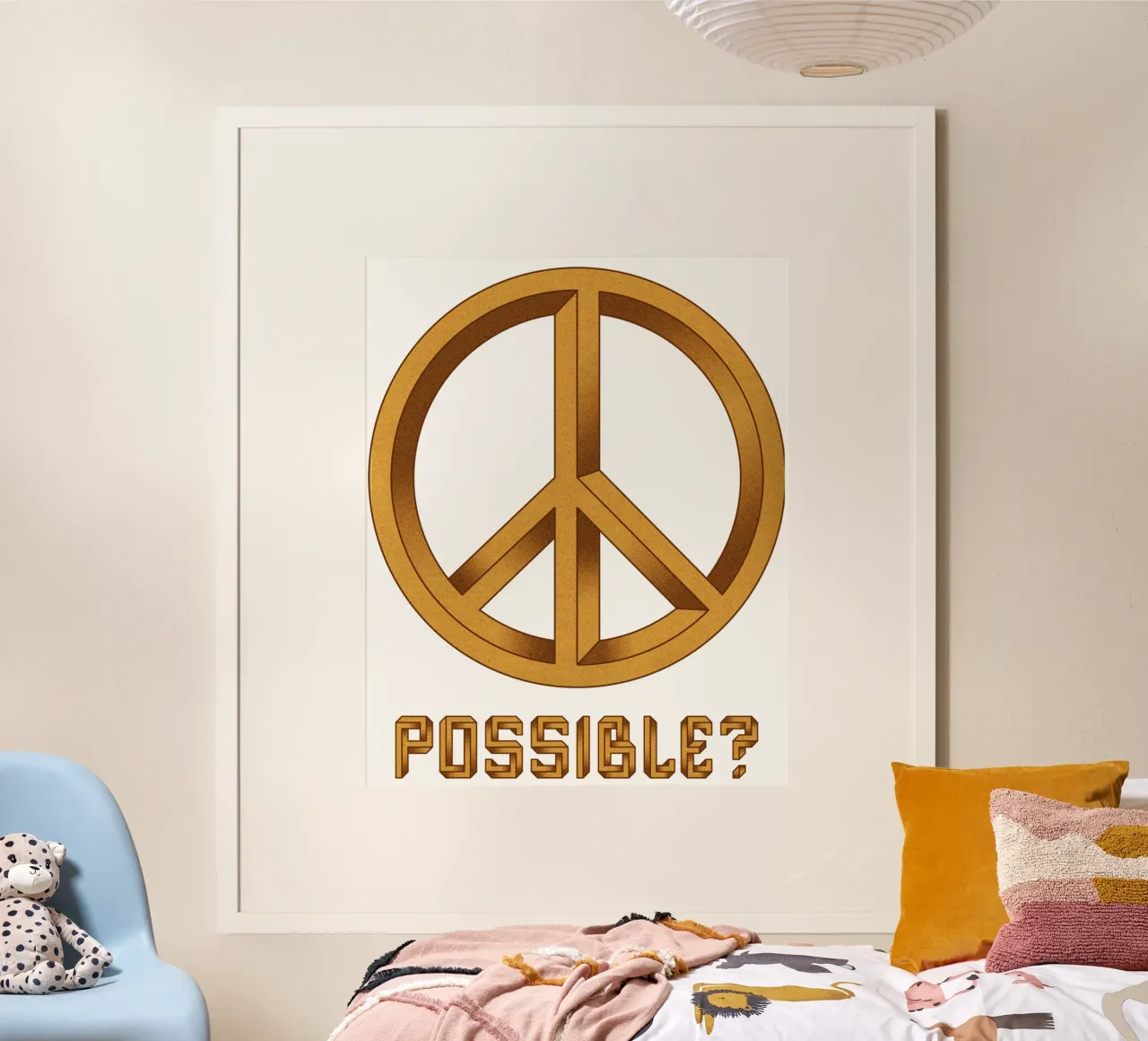 Impossible Peace poster da Thomas Fuchs