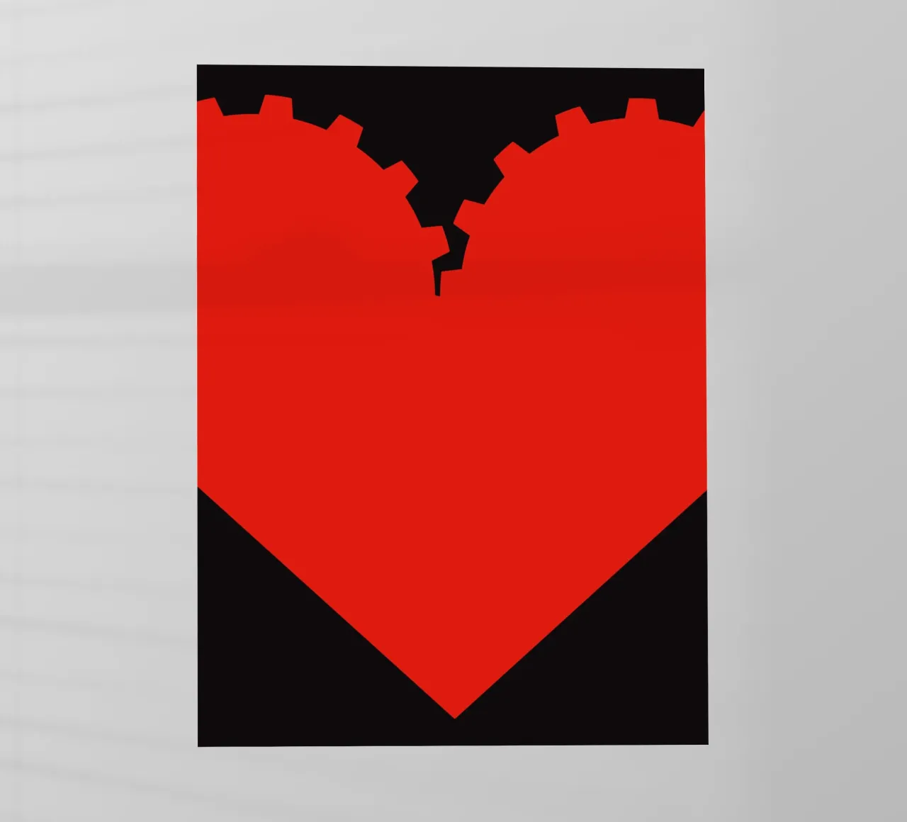 Love Is Work pellicola backlit da Thomas Fuchs