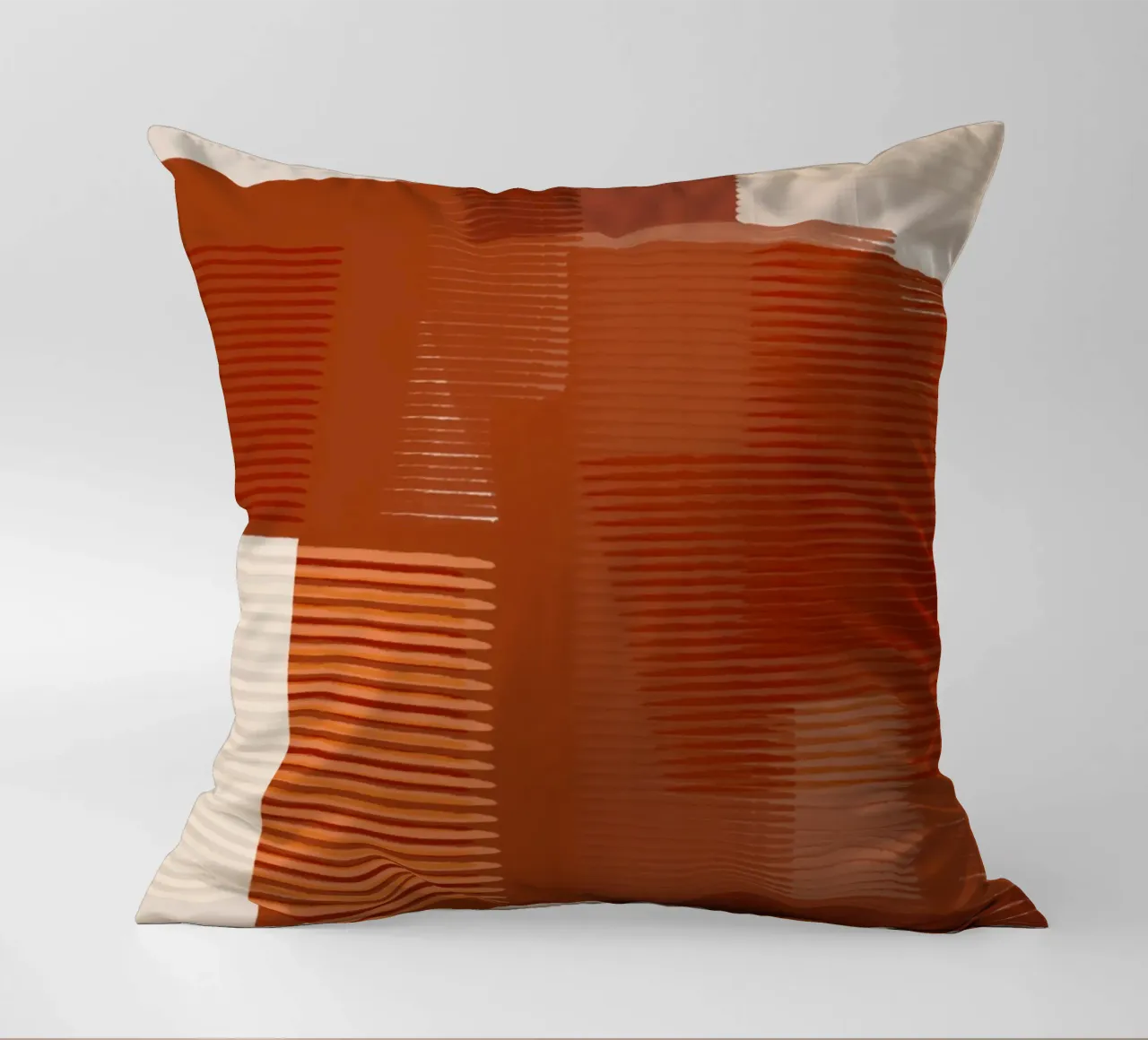 Shutter Studies 1 | Abstract Shape Minimalism | Terracotta cuscino da sabidussi