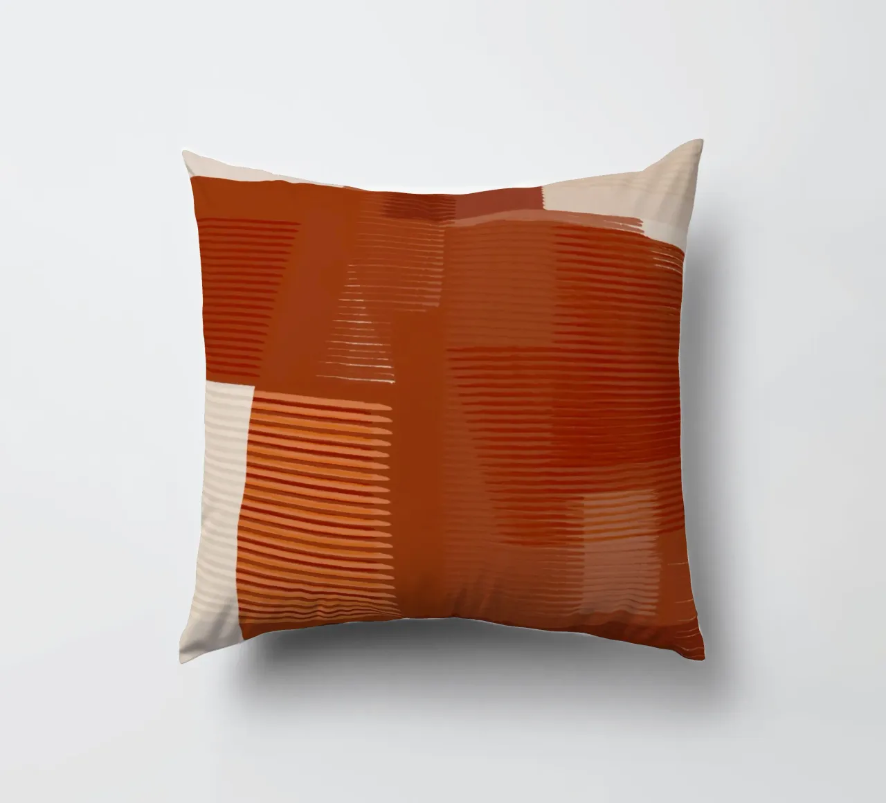 Shutter Studies 1 | Abstract Shape Minimalism | Terracotta cuscino da sabidussi