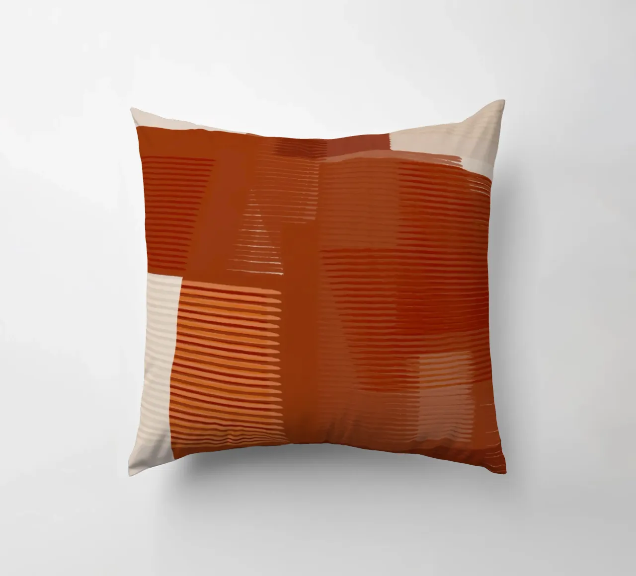 Shutter Studies 1 | Abstract Shape Minimalism | Terracotta cuscino da sabidussi