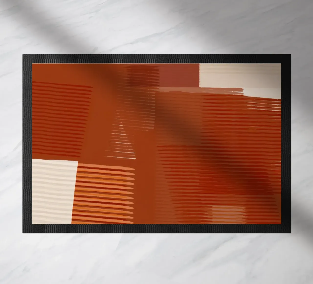 Shutter Studies 1 | Abstract Shape Minimalism | Terracotta doormat by sabidussi