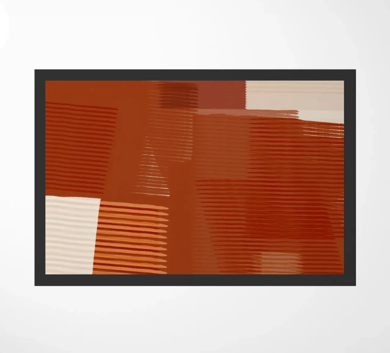 Shutter Studies 1 | Abstract Shape Minimalism | Terracotta doormat by sabidussi