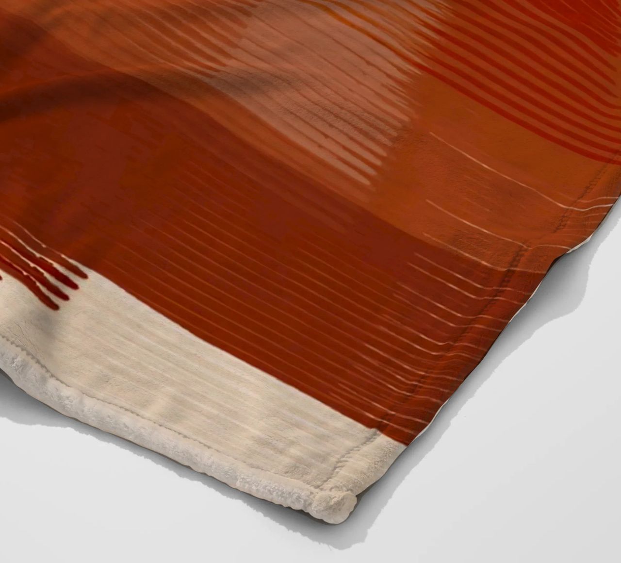 Shutter Studies 1 | Abstract Shape Minimalism | Terracotta Fleecedecke von sabidussi