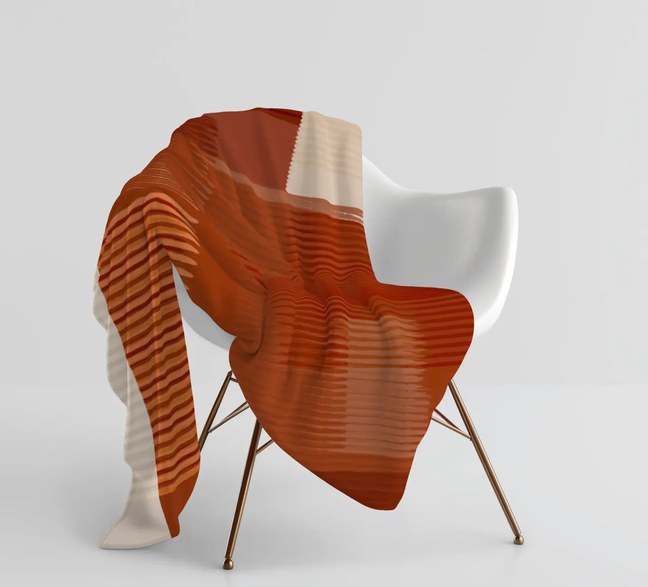 Shutter Studies 1 | Abstract Shape Minimalism | Terracotta coperta in pile da sabidussi