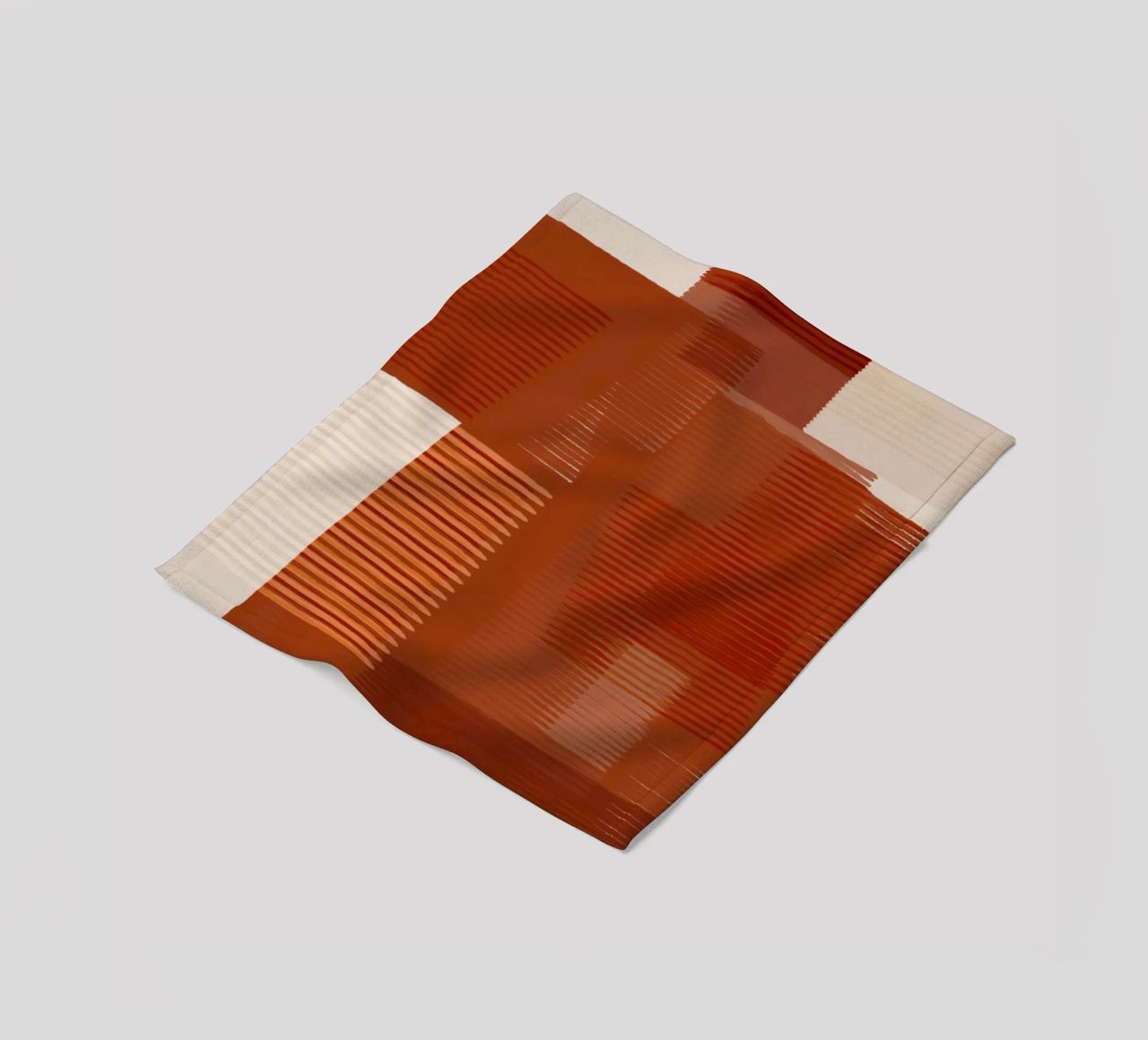 Shutter Studies 1 | Abstract Shape Minimalism | Terracotta Fleecedecke von sabidussi