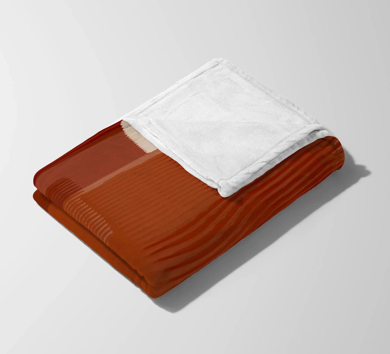 Shutter Studies 1 | Abstract Shape Minimalism | Terracotta Fleecedecke von sabidussi