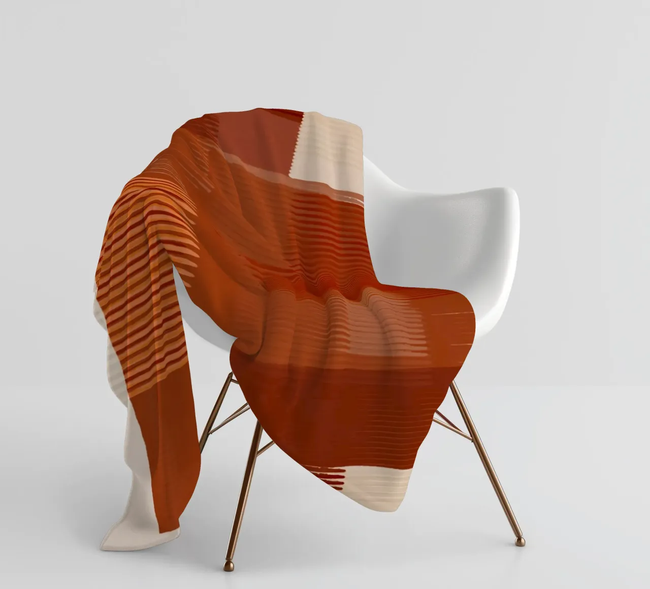 Shutter Studies 1 | Abstract Shape Minimalism | Terracotta coperta in pile da sabidussi