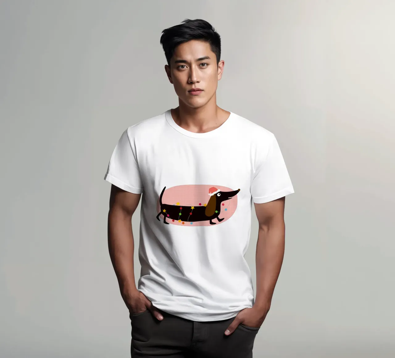 Christmas dachshund t-shirt by FrauFrüchtnicht