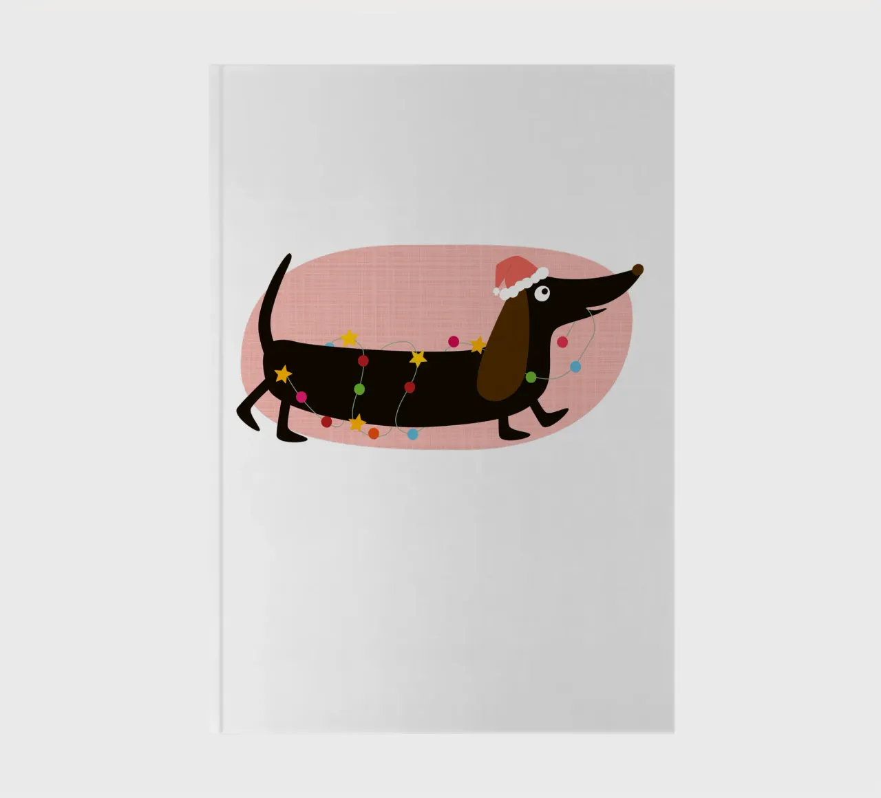 Christmas dachshund notebook by FrauFrüchtnicht