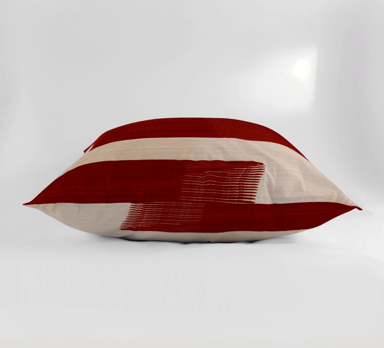Shutter Studies 2 | Red & Neutral Cream cuscino da sabidussi