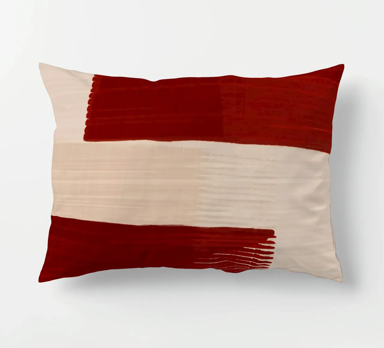 Shutter Studies 2 | Red & Neutral Cream cuscino da sabidussi