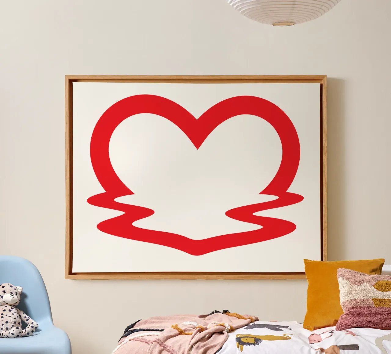 Melting Heart tela con Cornice a cassetta da Thomas Fuchs