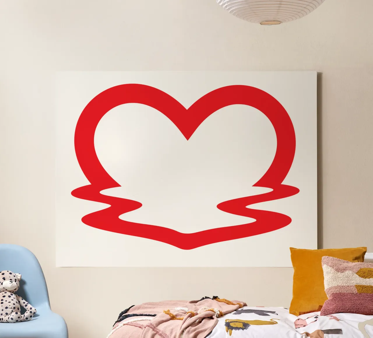 Melting Heart tela con Cornice a cassetta da Thomas Fuchs