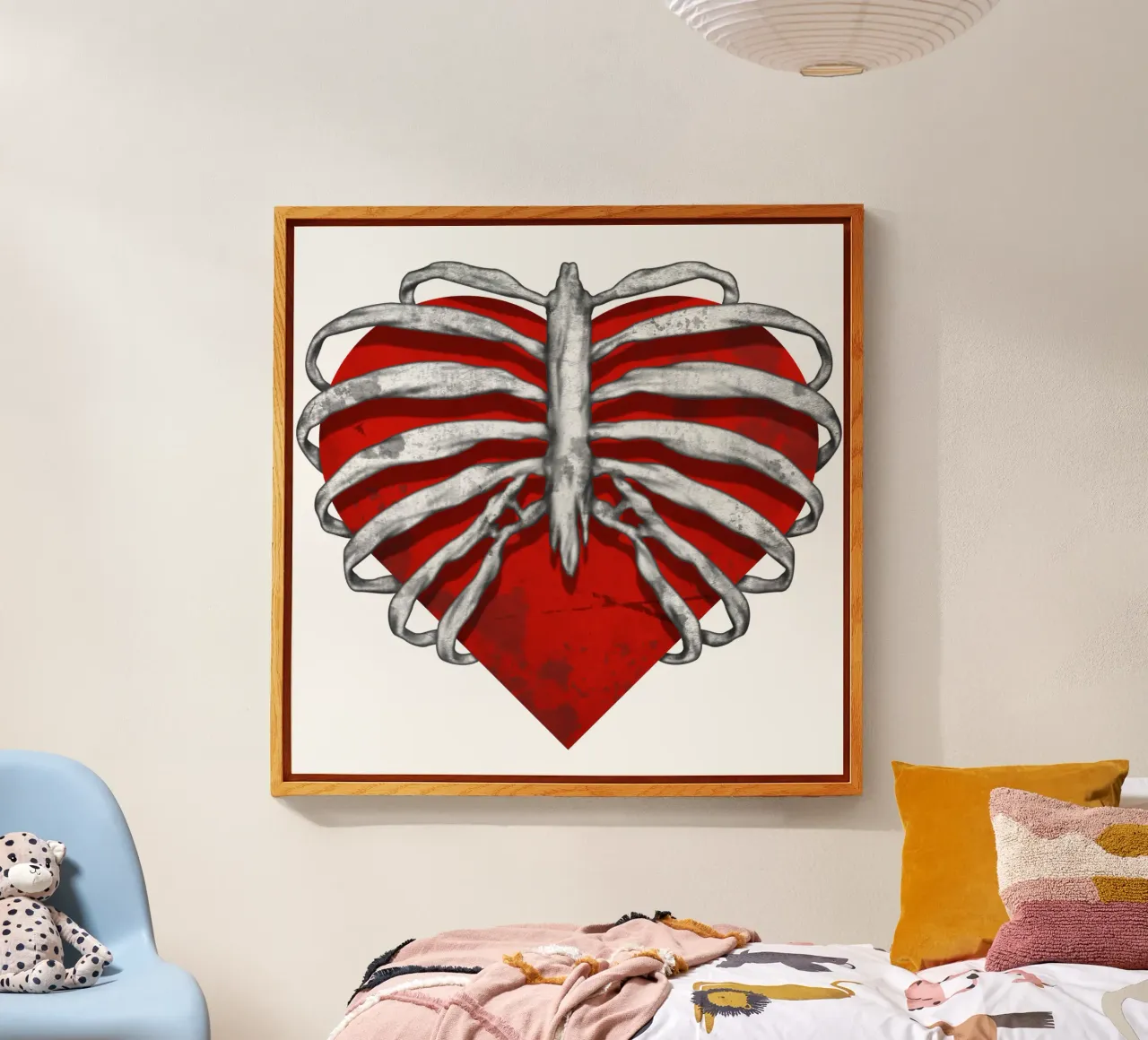 Caged Heart plexiglass da Thomas Fuchs