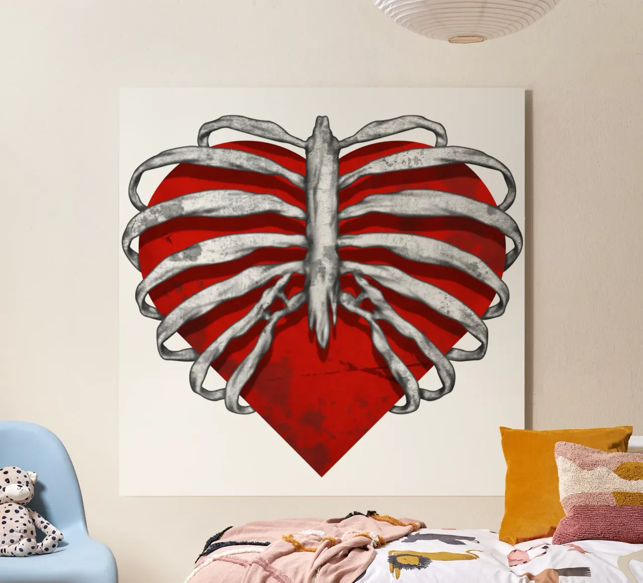 Caged Heart plexiglass da Thomas Fuchs