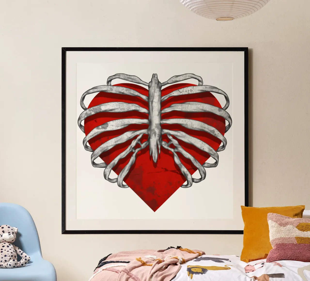 Caged Heart poster da Thomas Fuchs