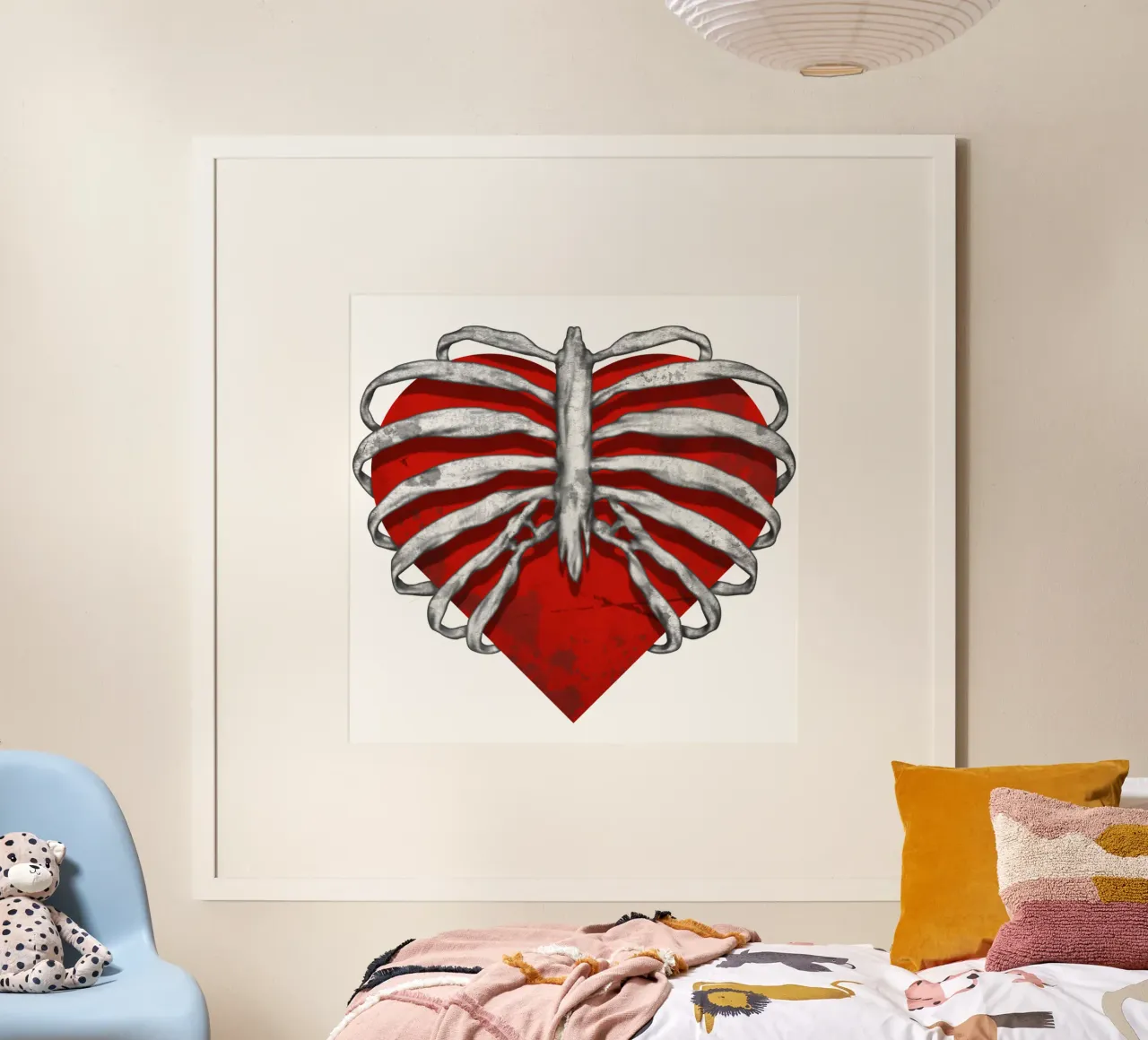 Caged Heart poster da Thomas Fuchs