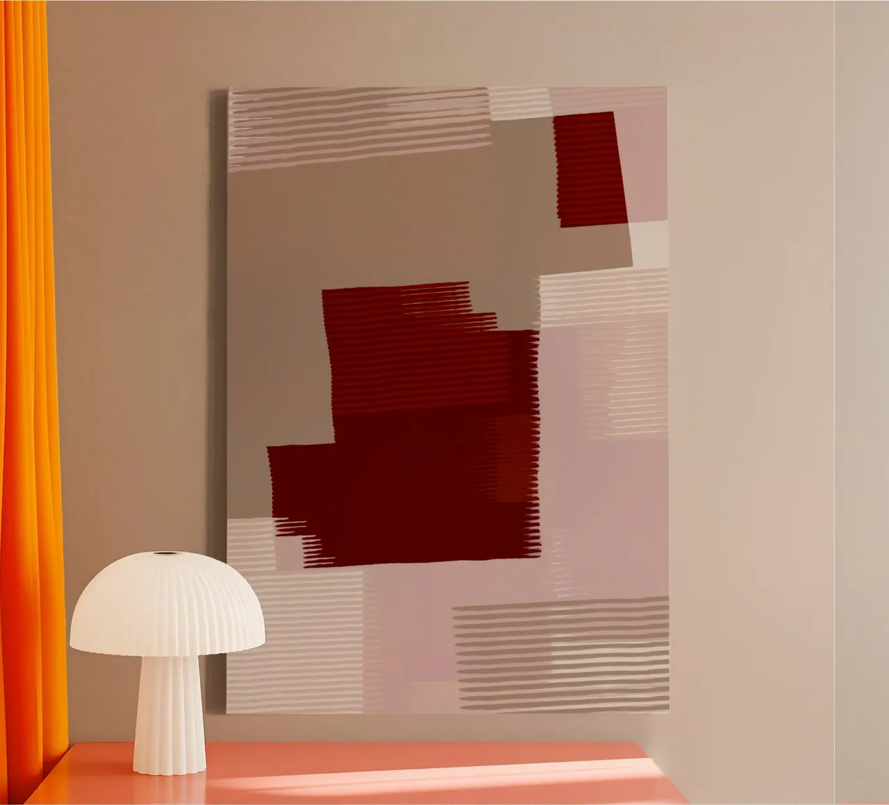 Shutter Studies 4 | Abstract Shape Minimalism canvas by sabidussi