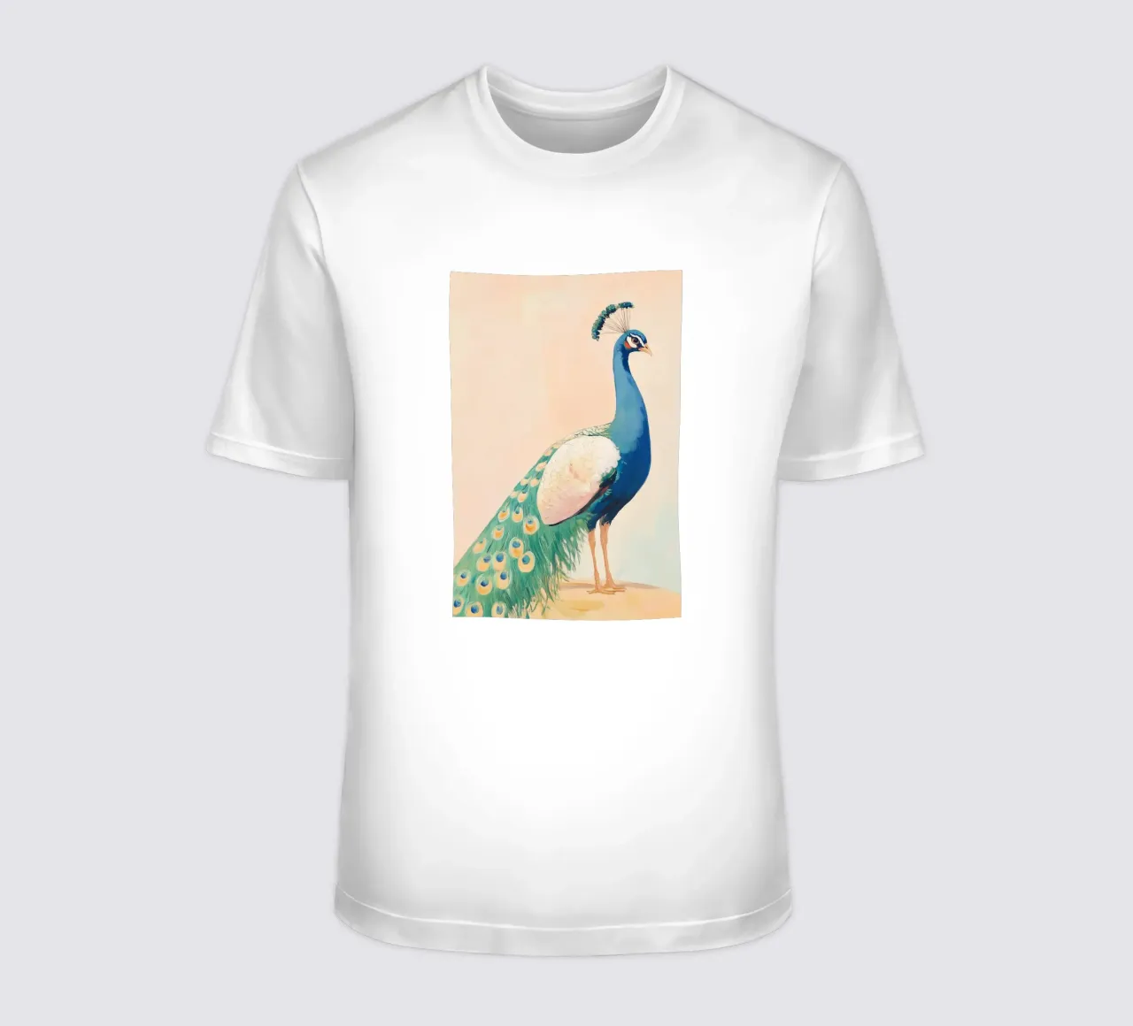 Pavone colorato t-shirt da Melloi Art Print